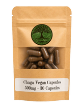 Load image into Gallery viewer, Chaga vegan capsules