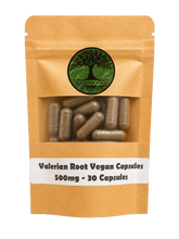 Load image into Gallery viewer, Valerian Root Vegan Capsules