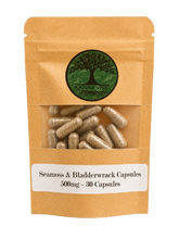 Load image into Gallery viewer, Seamoss &amp; Bladderwrack Vegan Capsules
